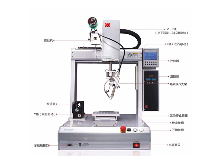 四軸自動化焊錫機 LN-H3300R